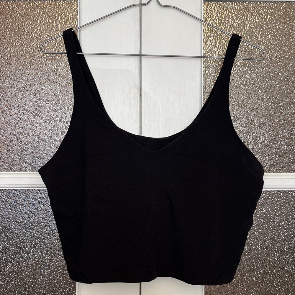 Black Align Tank Top A/B Cup- Size 14